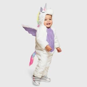 UNICORN Plush costume 1 piece Target‎ HYDE & EEK Infants 0-6 Months NWT New